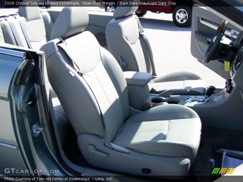 Silver Steel Metallic / Dark Slate Gray/Light Slate Gray 2008 Chrysler Sebring Limited Convertible