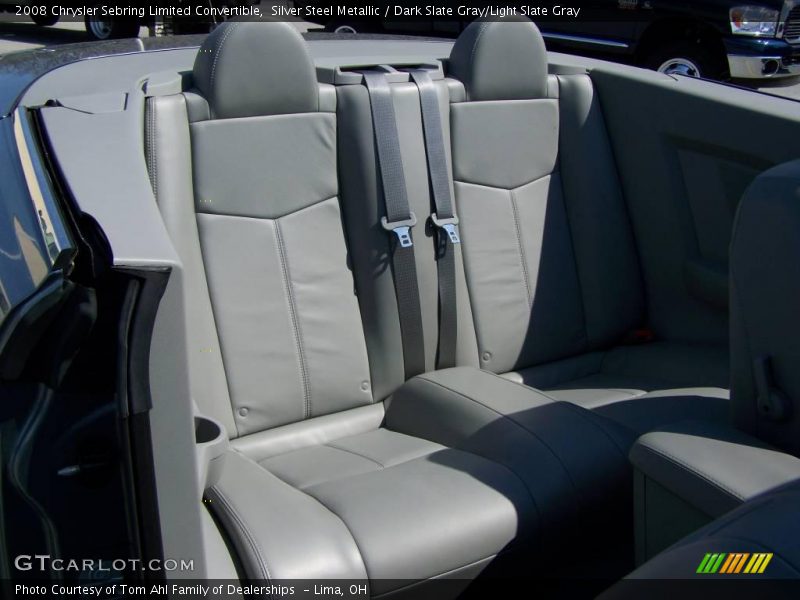 Silver Steel Metallic / Dark Slate Gray/Light Slate Gray 2008 Chrysler Sebring Limited Convertible