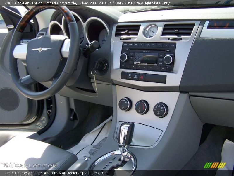Silver Steel Metallic / Dark Slate Gray/Light Slate Gray 2008 Chrysler Sebring Limited Convertible