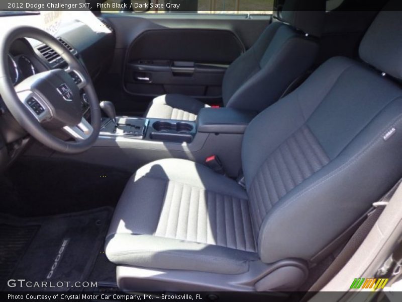 Pitch Black / Dark Slate Gray 2012 Dodge Challenger SXT