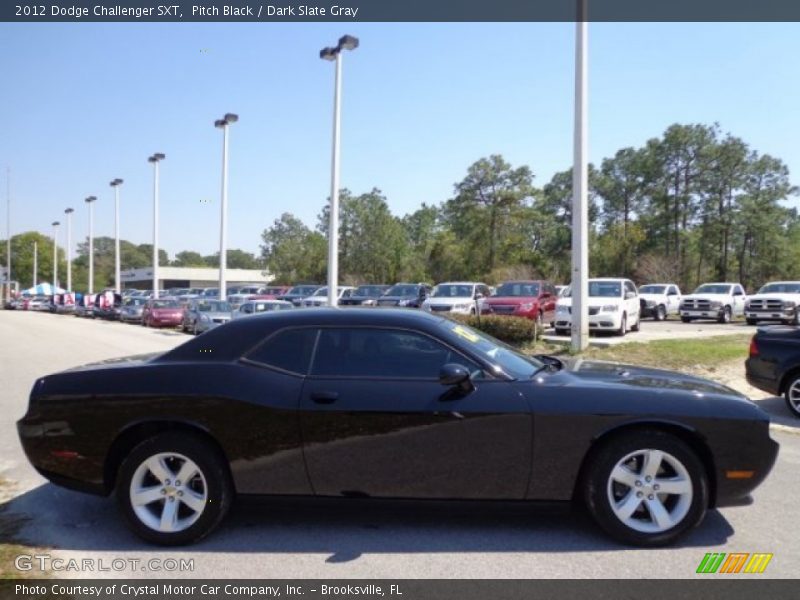 Pitch Black / Dark Slate Gray 2012 Dodge Challenger SXT