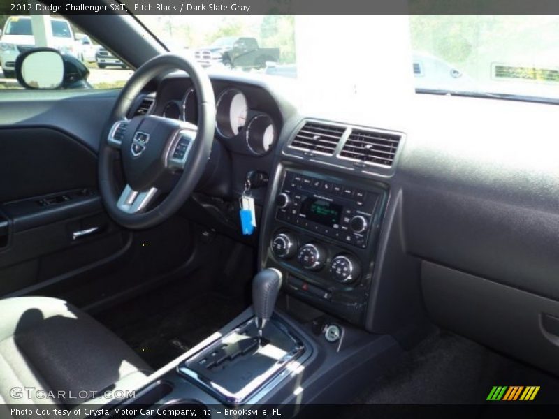 Pitch Black / Dark Slate Gray 2012 Dodge Challenger SXT