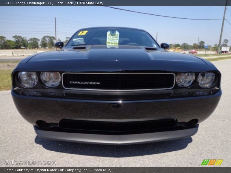Pitch Black / Dark Slate Gray 2012 Dodge Challenger SXT