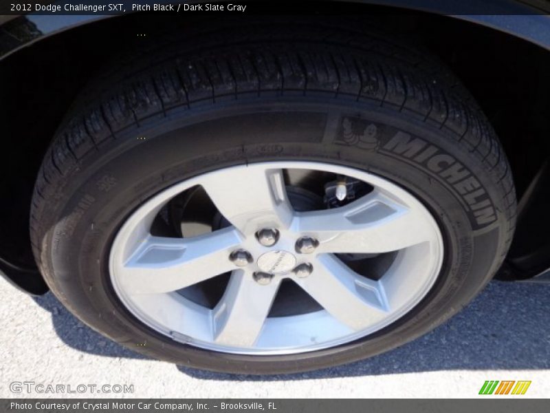 Pitch Black / Dark Slate Gray 2012 Dodge Challenger SXT
