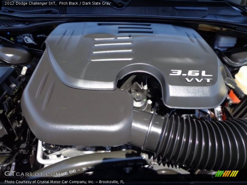 Pitch Black / Dark Slate Gray 2012 Dodge Challenger SXT