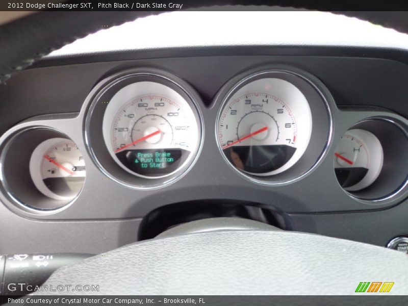Pitch Black / Dark Slate Gray 2012 Dodge Challenger SXT