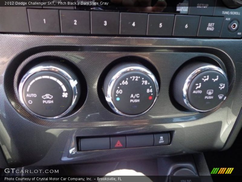 Pitch Black / Dark Slate Gray 2012 Dodge Challenger SXT