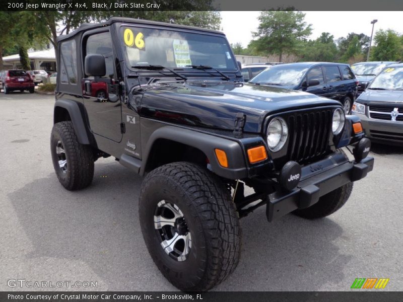 Black / Dark Slate Gray 2006 Jeep Wrangler X 4x4