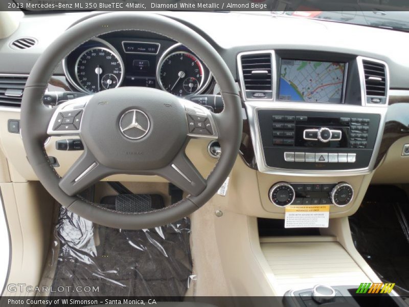Diamond White Metallic / Almond Beige 2013 Mercedes-Benz ML 350 BlueTEC 4Matic