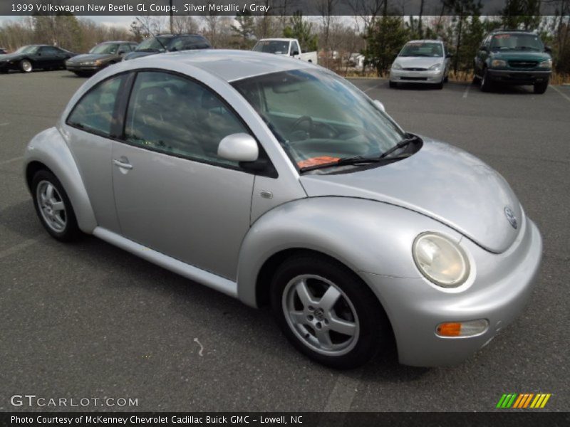 Silver Metallic / Gray 1999 Volkswagen New Beetle GL Coupe