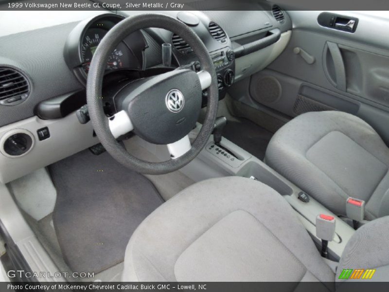 Silver Metallic / Gray 1999 Volkswagen New Beetle GL Coupe