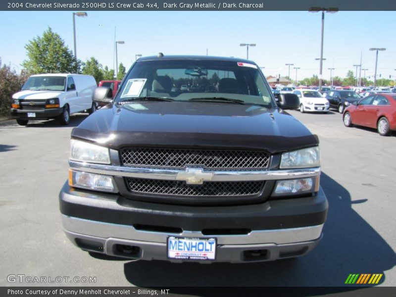 Dark Gray Metallic / Dark Charcoal 2004 Chevrolet Silverado 2500HD LS Crew Cab 4x4