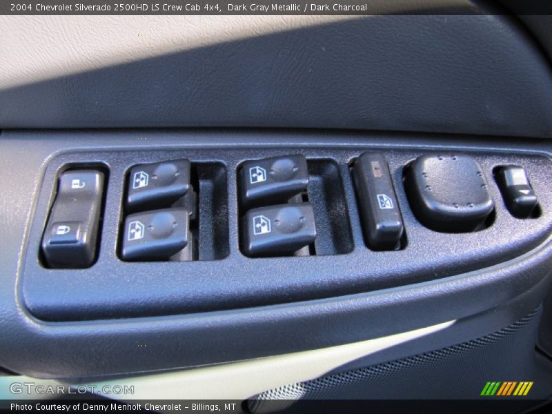 Dark Gray Metallic / Dark Charcoal 2004 Chevrolet Silverado 2500HD LS Crew Cab 4x4