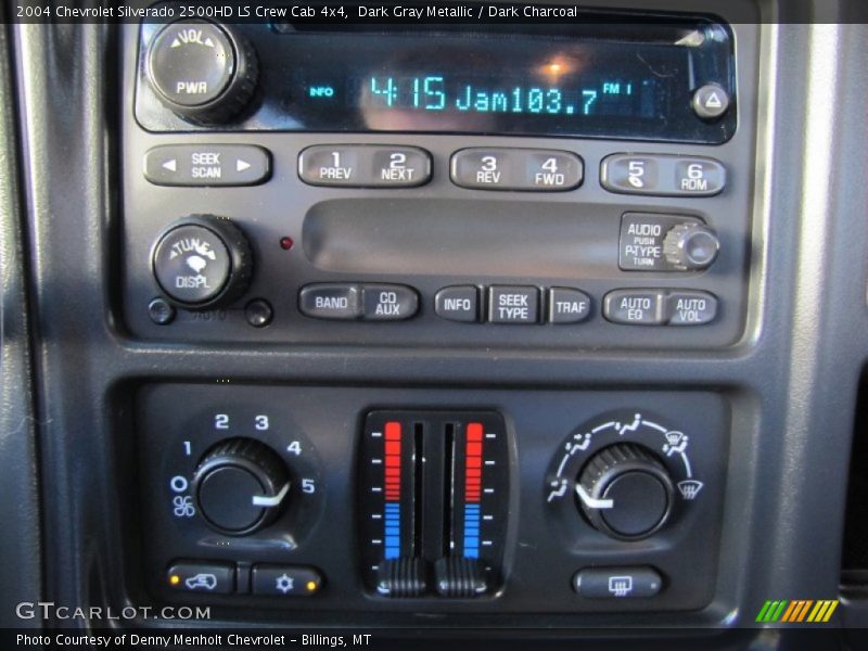 Dark Gray Metallic / Dark Charcoal 2004 Chevrolet Silverado 2500HD LS Crew Cab 4x4