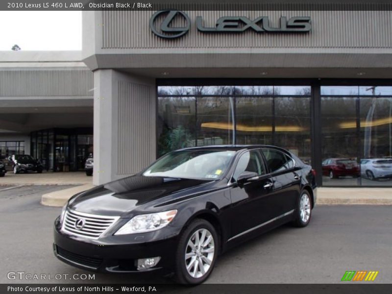 Obsidian Black / Black 2010 Lexus LS 460 L AWD