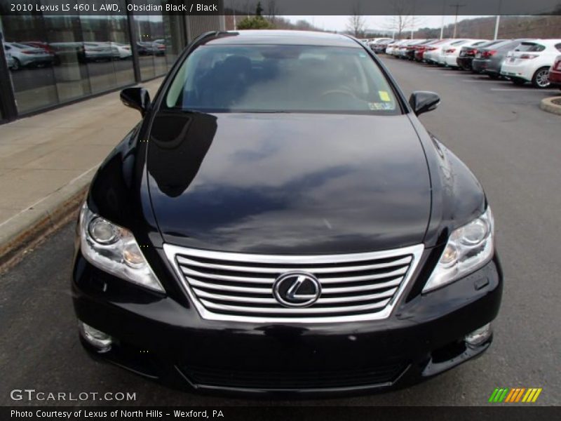 Obsidian Black / Black 2010 Lexus LS 460 L AWD