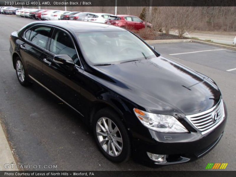 Obsidian Black / Black 2010 Lexus LS 460 L AWD