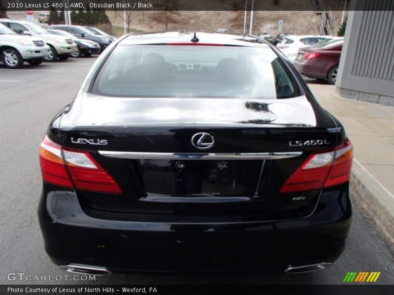 Obsidian Black / Black 2010 Lexus LS 460 L AWD