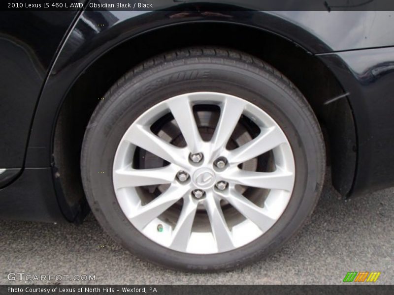 Obsidian Black / Black 2010 Lexus LS 460 L AWD