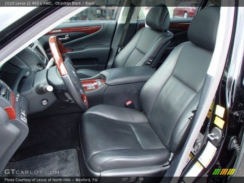 Obsidian Black / Black 2010 Lexus LS 460 L AWD