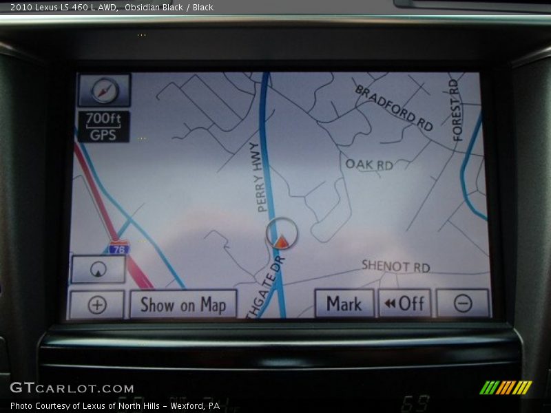 Obsidian Black / Black 2010 Lexus LS 460 L AWD