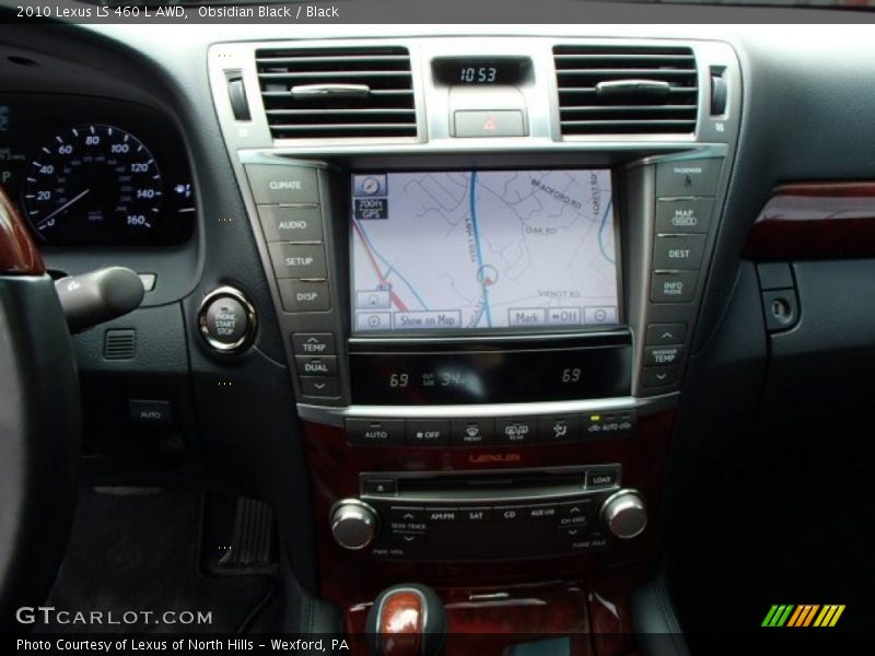 Obsidian Black / Black 2010 Lexus LS 460 L AWD