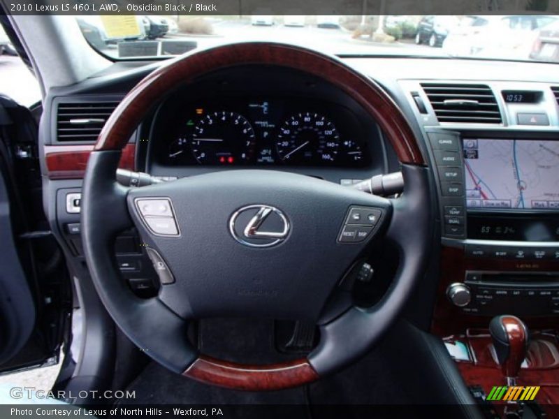 Obsidian Black / Black 2010 Lexus LS 460 L AWD