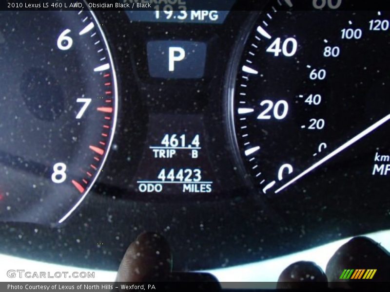 Obsidian Black / Black 2010 Lexus LS 460 L AWD
