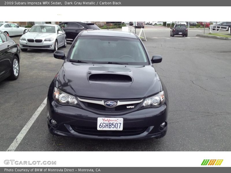 Dark Gray Metallic / Carbon Black 2009 Subaru Impreza WRX Sedan