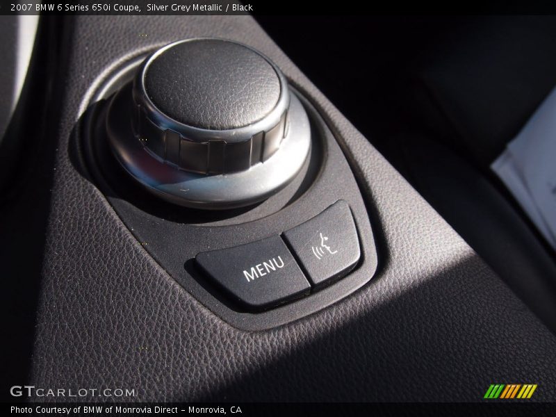Controls of 2007 6 Series 650i Coupe