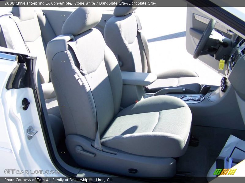 Stone White / Dark Slate Gray/Light Slate Gray 2008 Chrysler Sebring LX Convertible