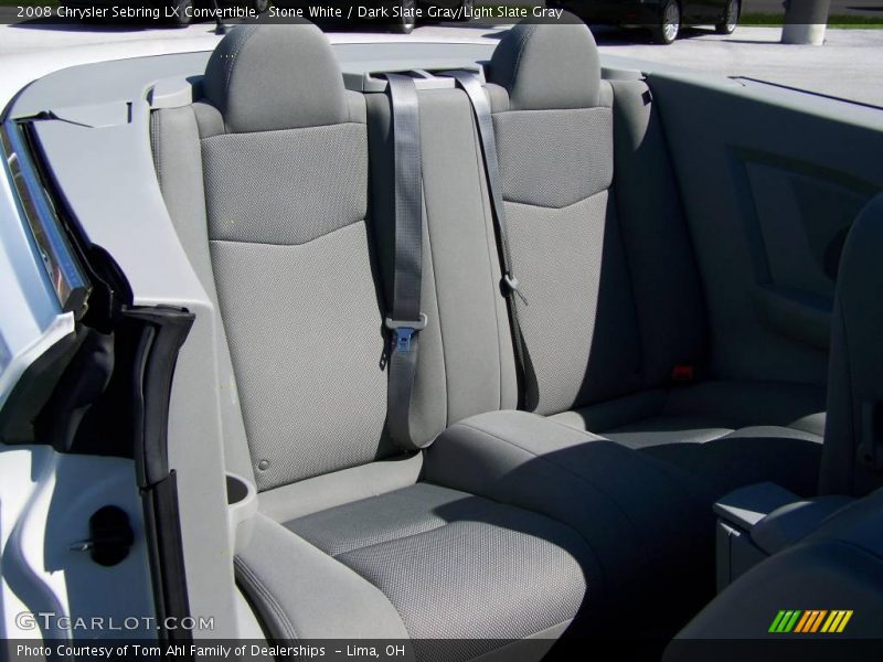 Stone White / Dark Slate Gray/Light Slate Gray 2008 Chrysler Sebring LX Convertible