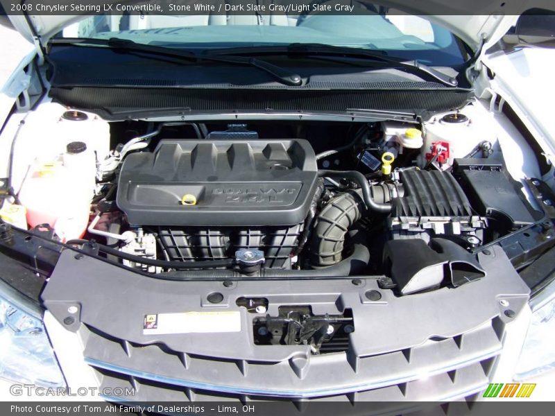 Stone White / Dark Slate Gray/Light Slate Gray 2008 Chrysler Sebring LX Convertible