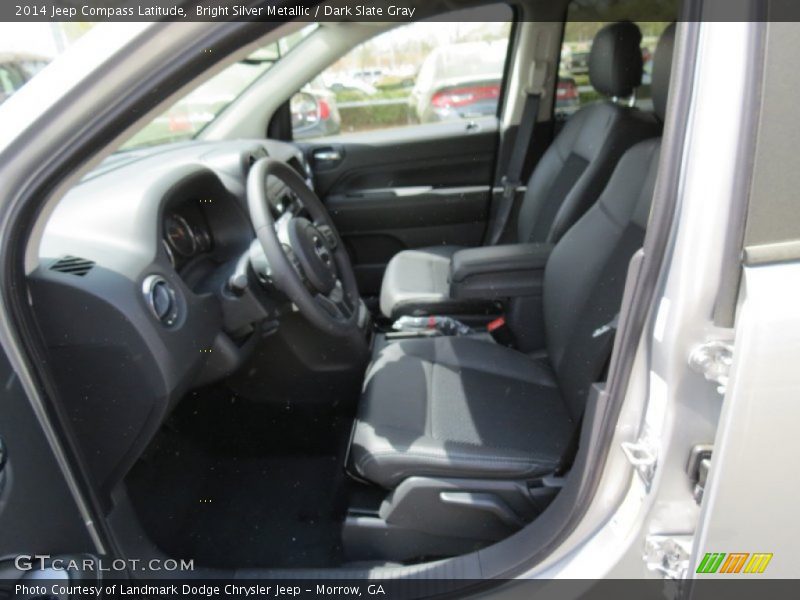 Bright Silver Metallic / Dark Slate Gray 2014 Jeep Compass Latitude