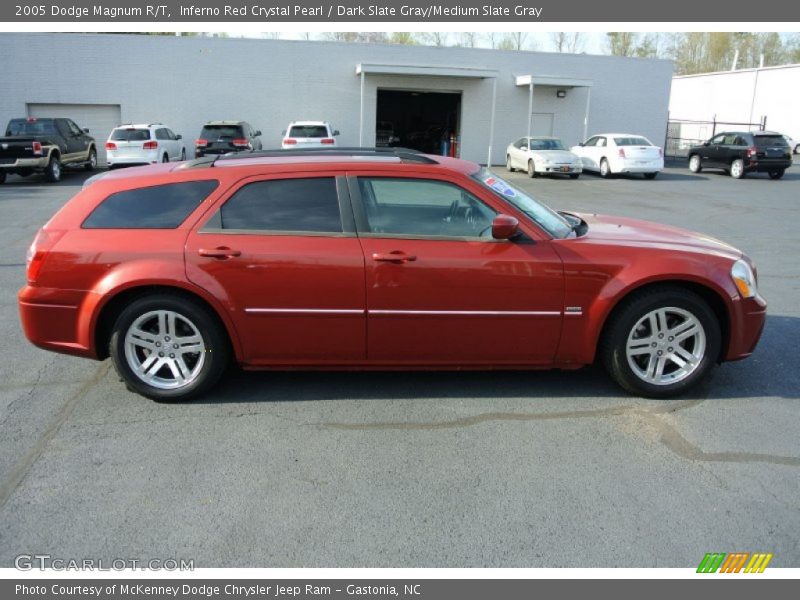 Inferno Red Crystal Pearl / Dark Slate Gray/Medium Slate Gray 2005 Dodge Magnum R/T