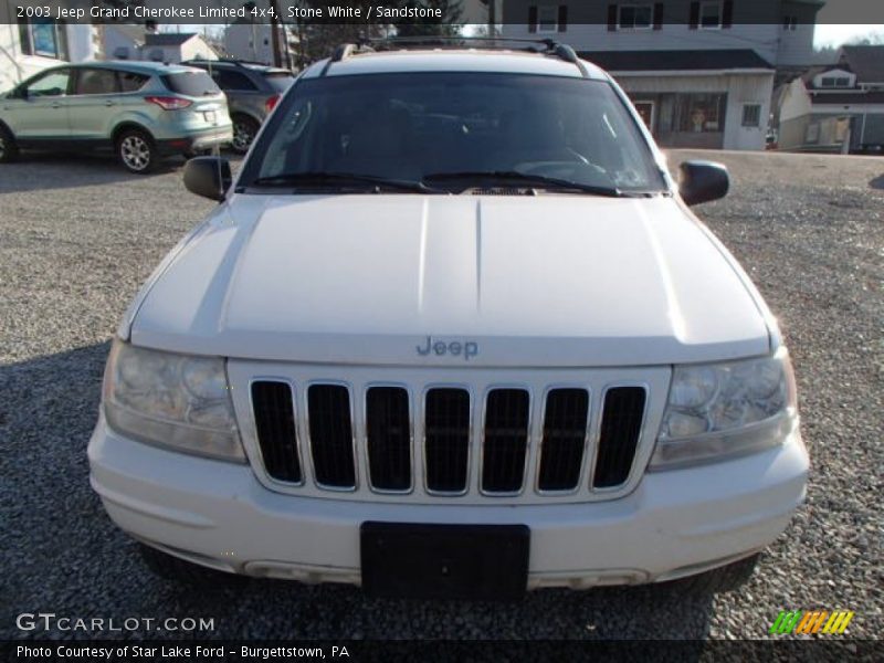 Stone White / Sandstone 2003 Jeep Grand Cherokee Limited 4x4