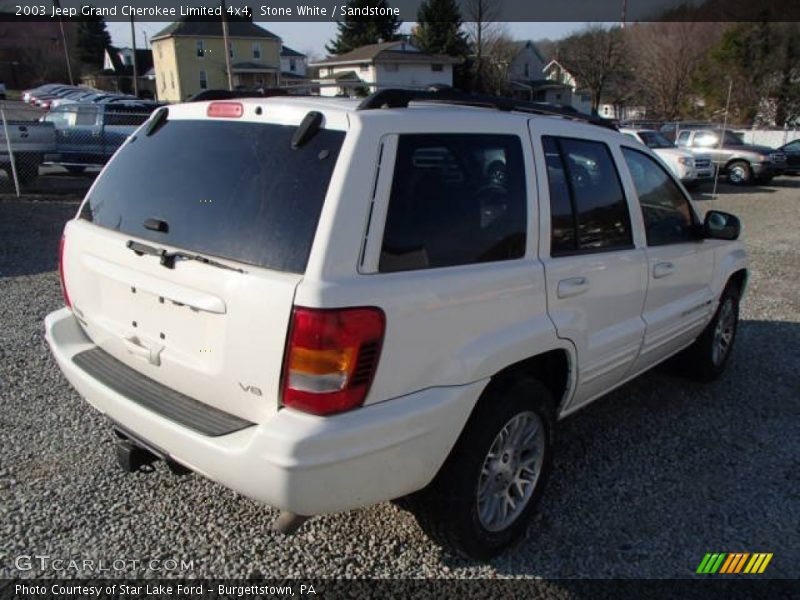 Stone White / Sandstone 2003 Jeep Grand Cherokee Limited 4x4