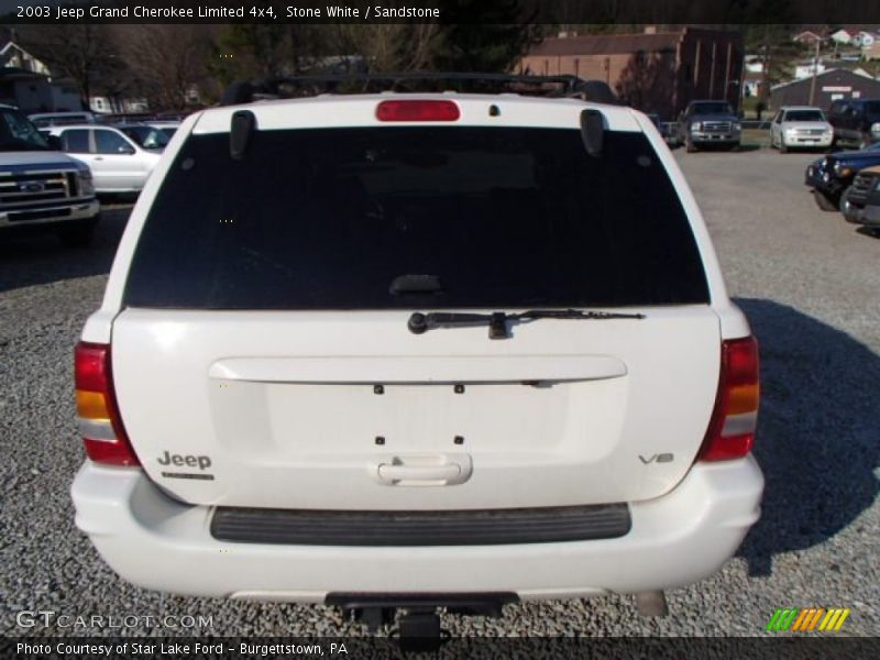 Stone White / Sandstone 2003 Jeep Grand Cherokee Limited 4x4