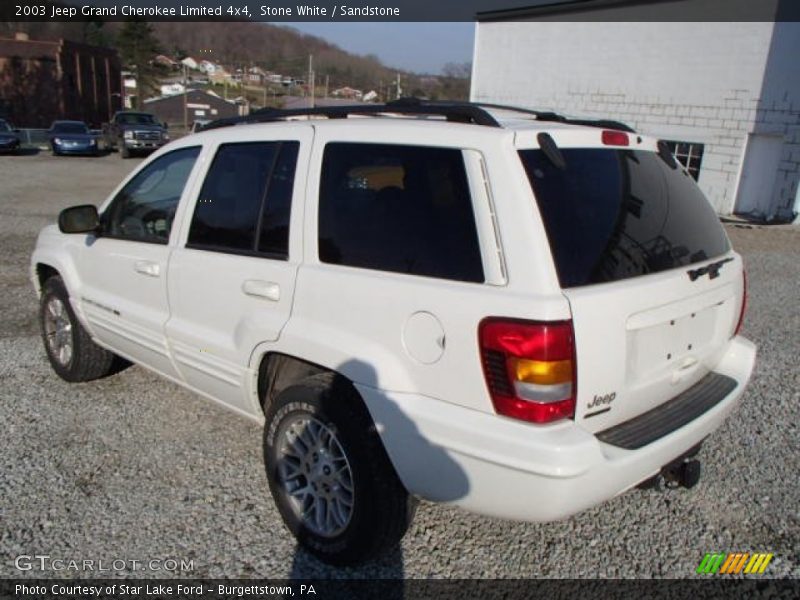 Stone White / Sandstone 2003 Jeep Grand Cherokee Limited 4x4