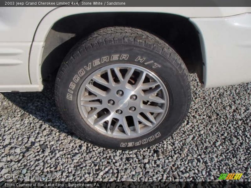 Stone White / Sandstone 2003 Jeep Grand Cherokee Limited 4x4