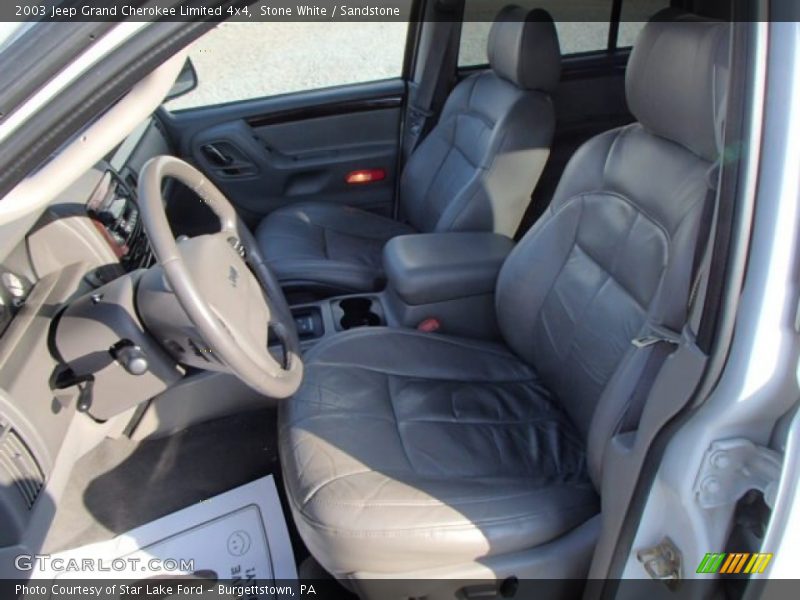 Stone White / Sandstone 2003 Jeep Grand Cherokee Limited 4x4
