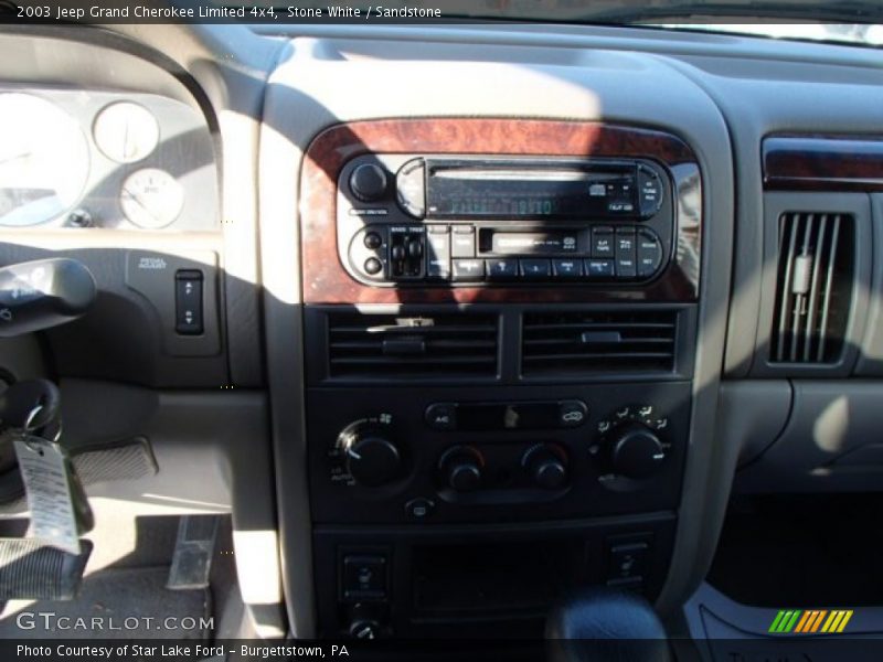 Stone White / Sandstone 2003 Jeep Grand Cherokee Limited 4x4