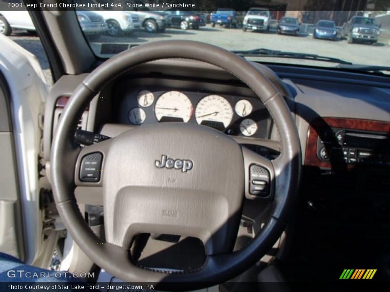 Stone White / Sandstone 2003 Jeep Grand Cherokee Limited 4x4