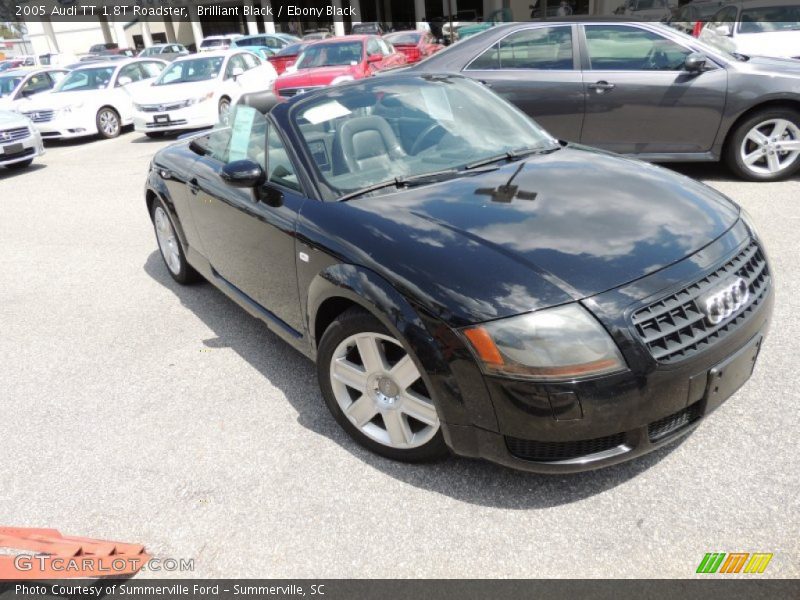 Brilliant Black / Ebony Black 2005 Audi TT 1.8T Roadster