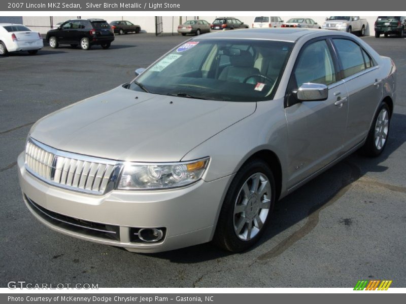 Silver Birch Metallic / Light Stone 2007 Lincoln MKZ Sedan