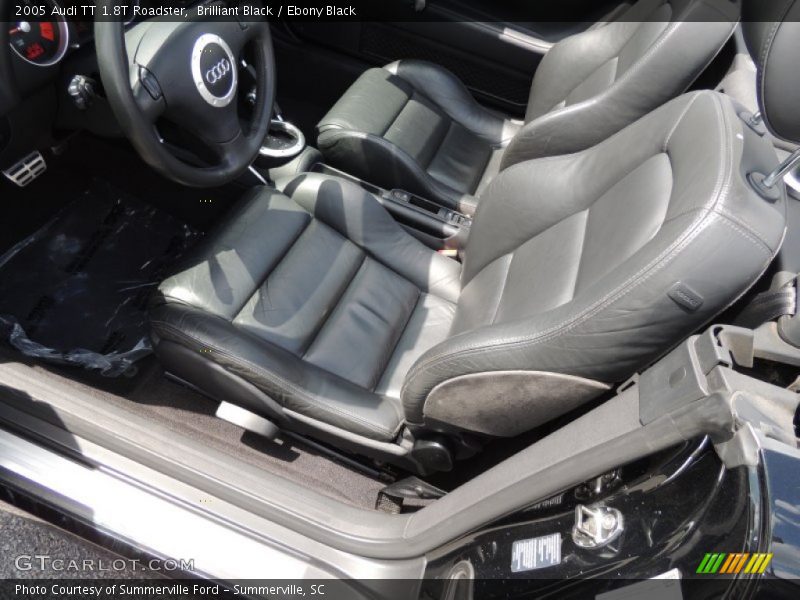  2005 TT 1.8T Roadster Ebony Black Interior