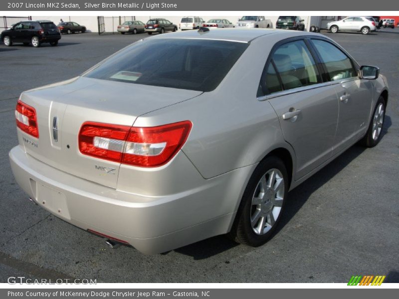 Silver Birch Metallic / Light Stone 2007 Lincoln MKZ Sedan