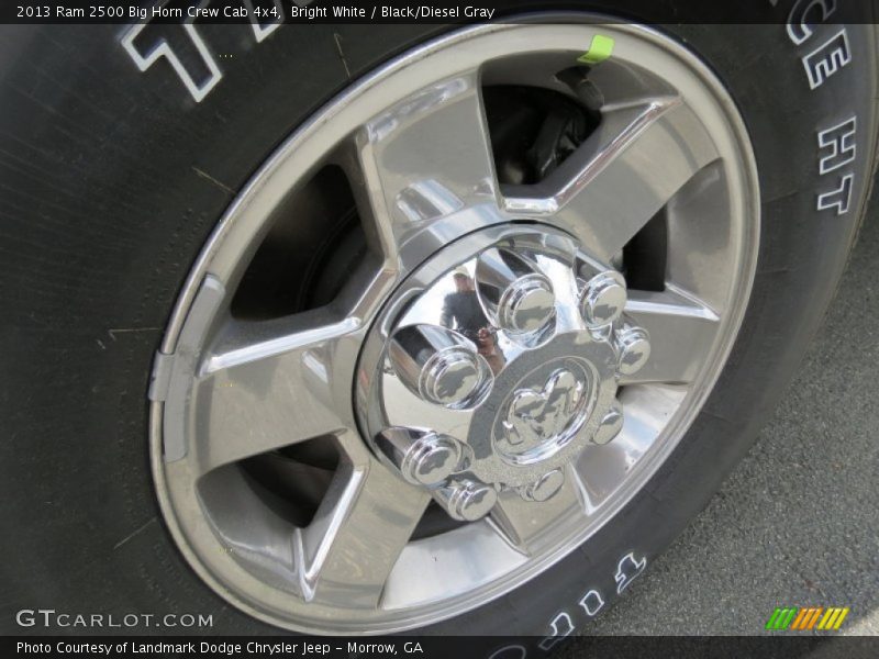 Bright White / Black/Diesel Gray 2013 Ram 2500 Big Horn Crew Cab 4x4