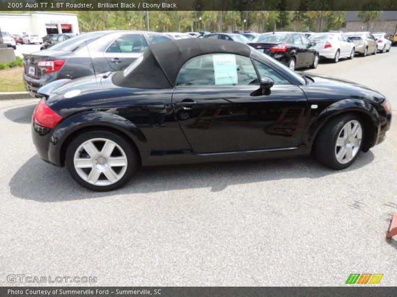 Brilliant Black / Ebony Black 2005 Audi TT 1.8T Roadster