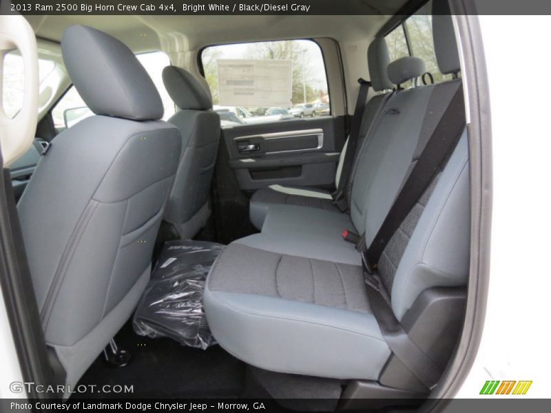 Bright White / Black/Diesel Gray 2013 Ram 2500 Big Horn Crew Cab 4x4